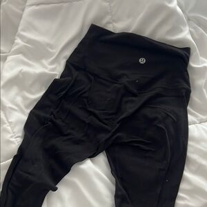 Lululemon Athletica Black High-Rise Leggings